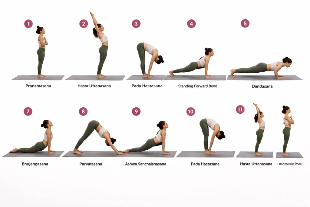 Surya Namaskar (Sun Salutation)