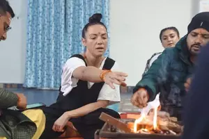 200 hour yoga ttc in rishikesh- Pooja Ceremony 200 hour yoga ttc in rishikesh- Pooja Ceremony