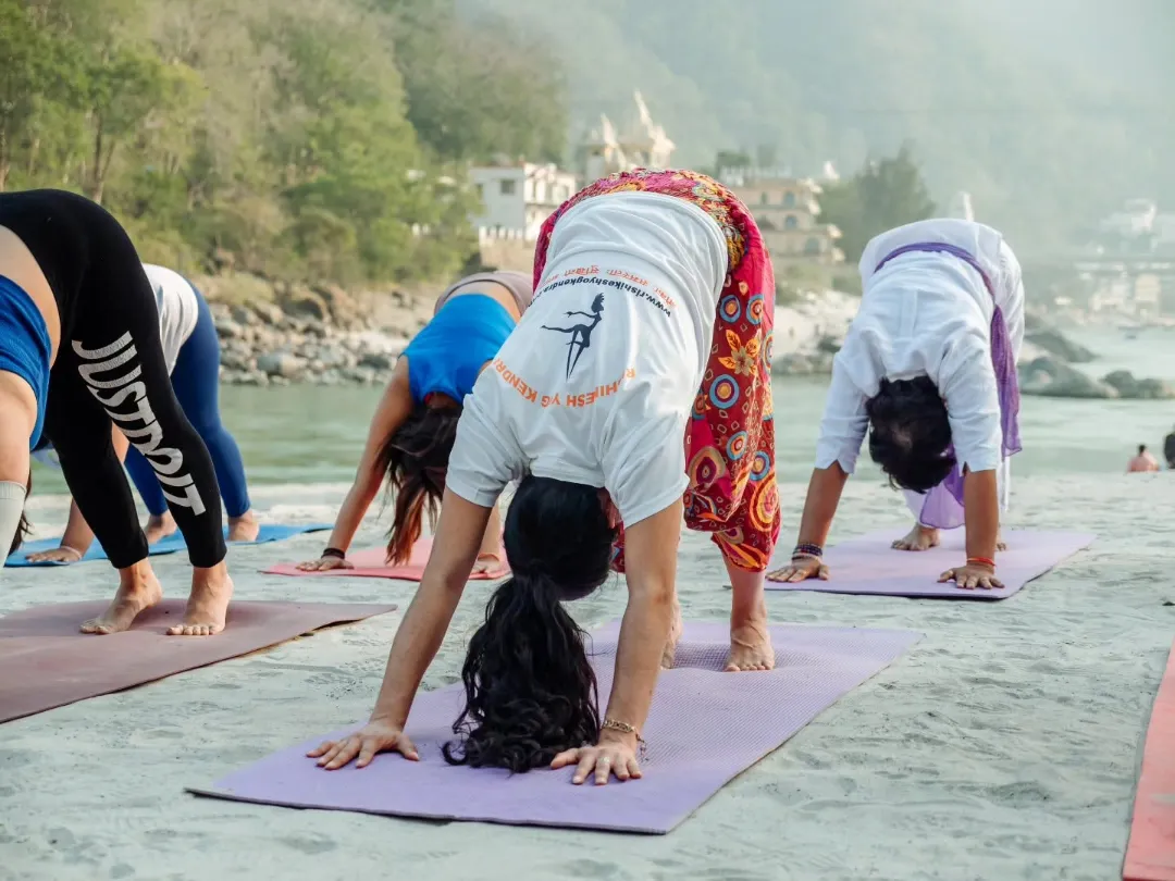 The residential campus at Rishikesh Yog Kendra