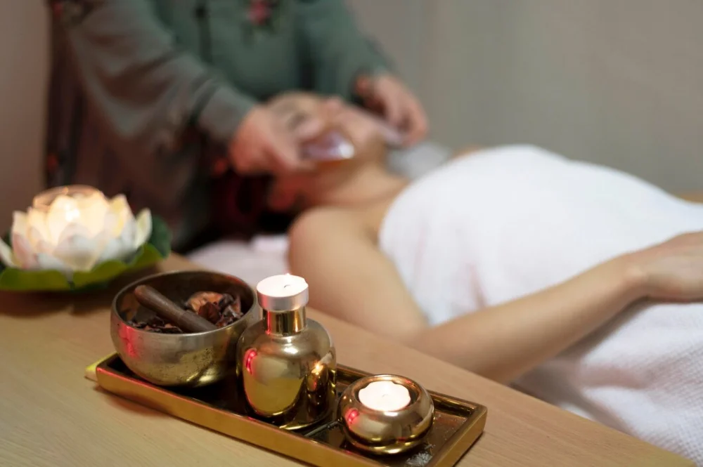 Gentle Hatha practice alongside the Panchakarma therapies