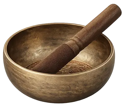 Traditional Tibetan Singing Bowl for meditation
