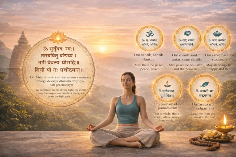 Mantras with Meanings: Gayatri Mantra and 5 Shanti Mantras