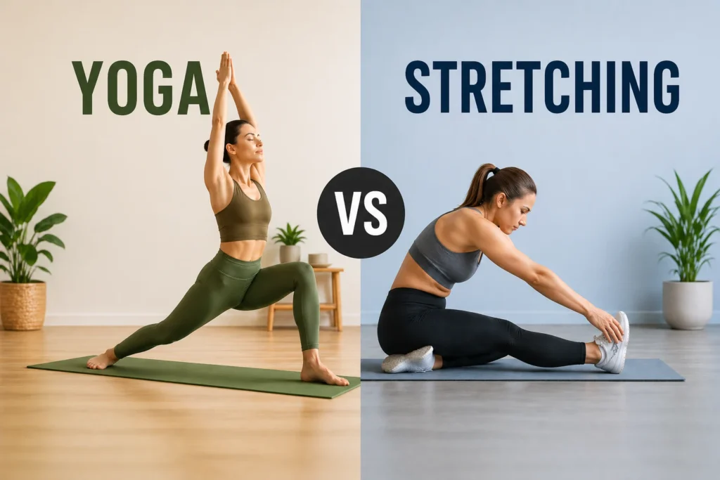 Yoga vs Stretching: Key Differences, Benefits & What to Choose
