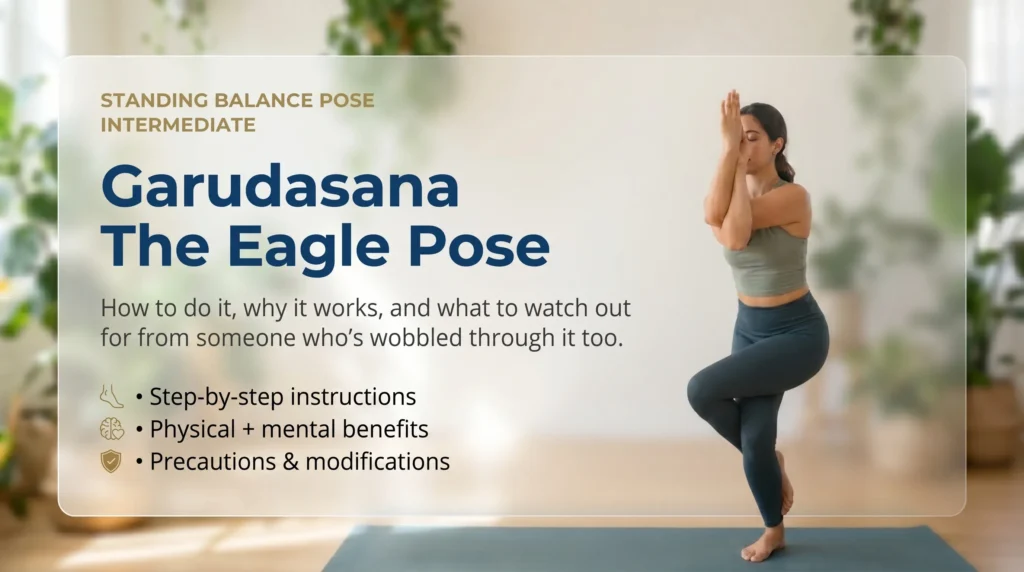 Garudasana (Eagle Pose): Steps, Benefits, Tips & Precautions for Beginners